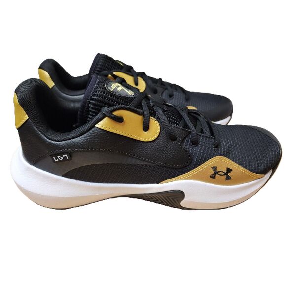 Under Armour Lockdown 7 Low Men's 11.5 EU 45.5 blk/ylw - Picture 1 of 11